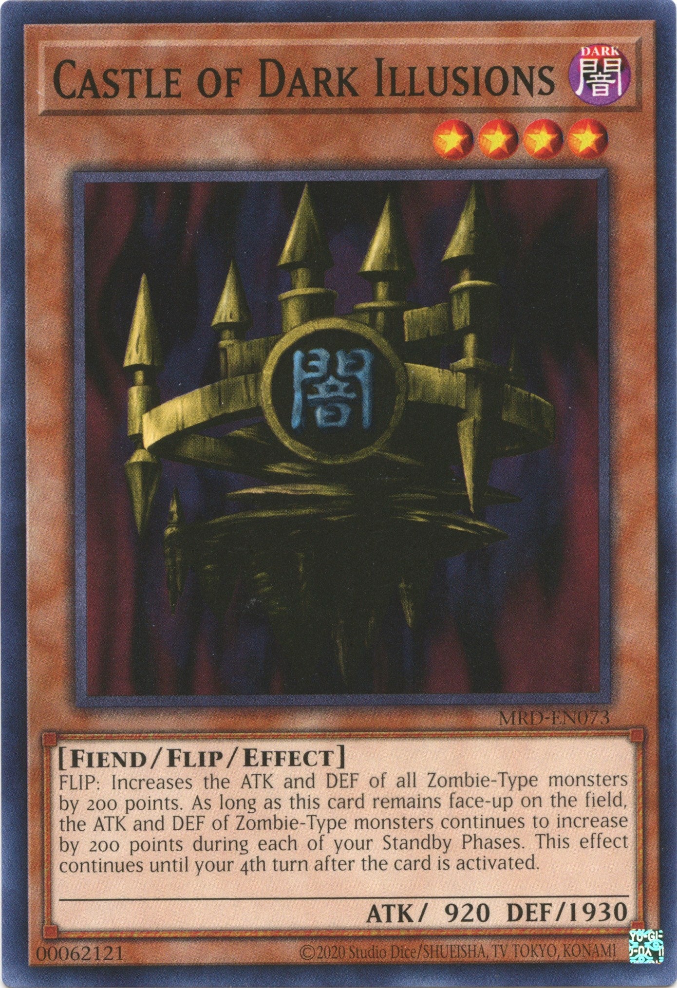 Castle of Dark Illusions (25th Anniversary) [MRD-EN073] Common | Anubis Games and Hobby