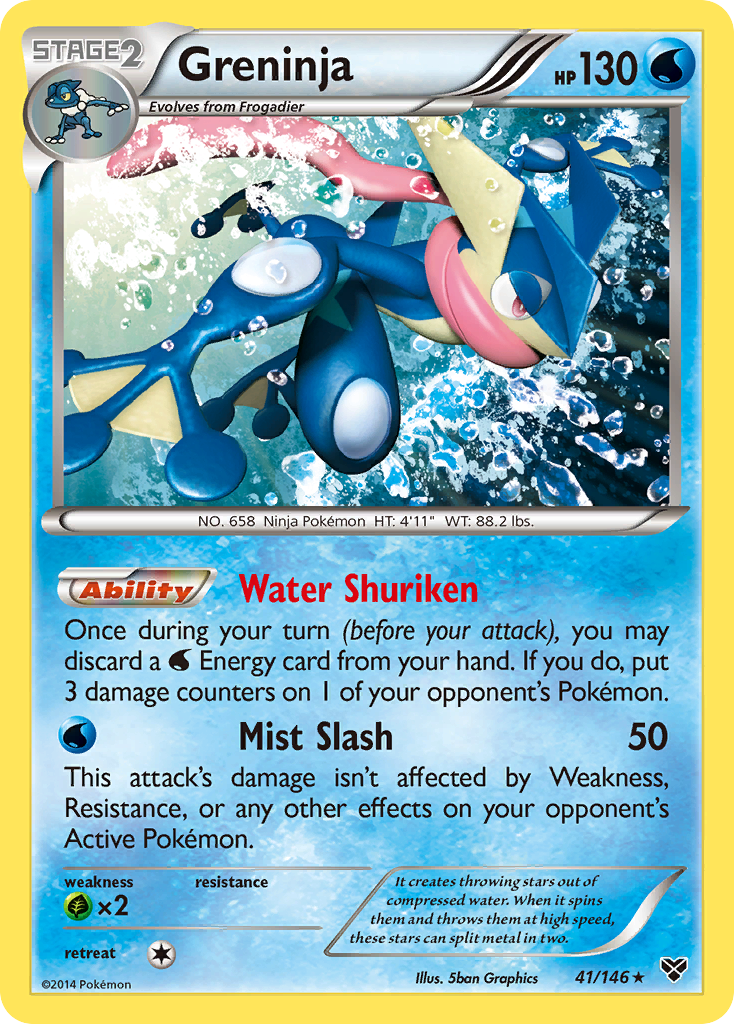 Greninja (41/146) [XY: Base Set] | Anubis Games and Hobby