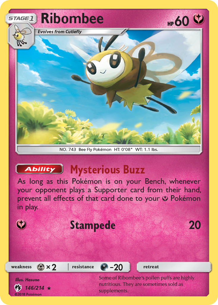 Ribombee (146/214) [Sun & Moon: Lost Thunder] | Anubis Games and Hobby