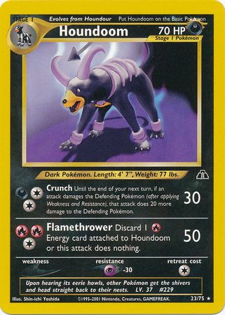 Houndoom (23/75) [Neo Discovery Unlimited] | Anubis Games and Hobby