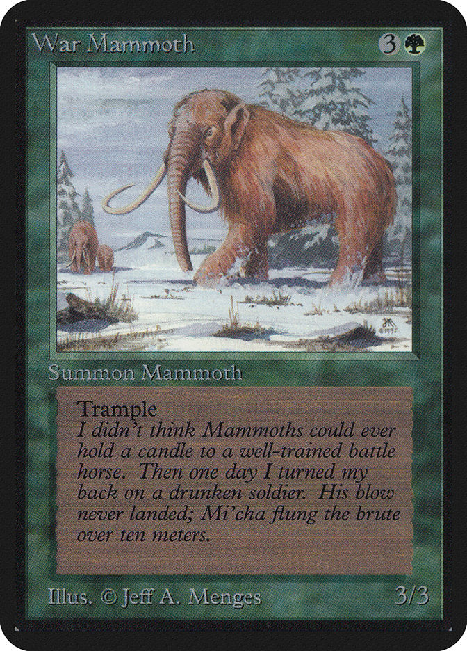 War Mammoth [Alpha Edition] | Anubis Games and Hobby