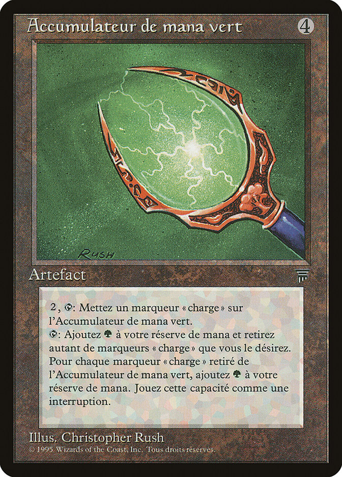 Green Mana Battery (French) - "Accumulateur de mana vert" [Renaissance] | Anubis Games and Hobby