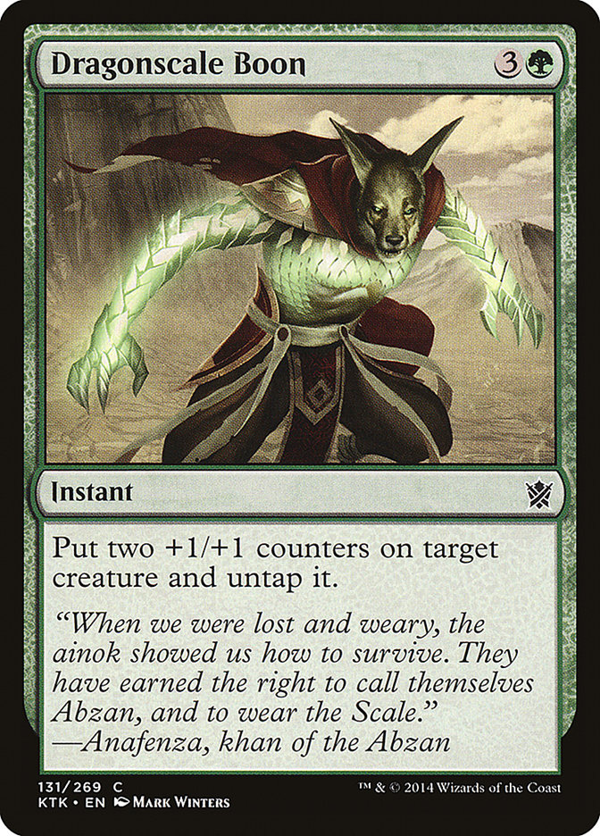 Dragonscale Boon [Khans of Tarkir] | Anubis Games and Hobby
