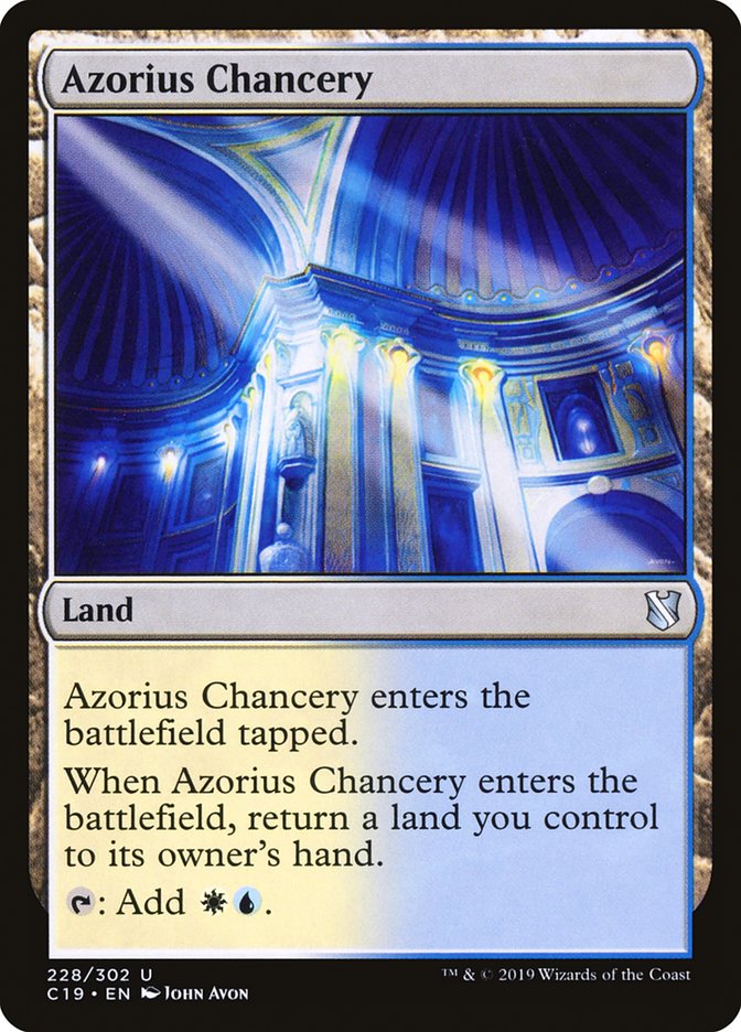 Azorius Chancery [Commander 2019] | Anubis Games and Hobby