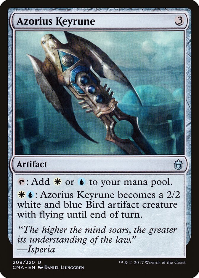 Azorius Keyrune [Commander Anthology] | Anubis Games and Hobby