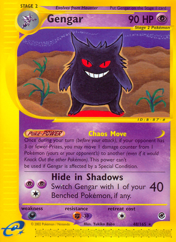 Gengar (48/165) [Expedition: Base Set] | Anubis Games and Hobby