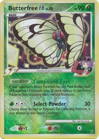 Butterfree FB LV.50 (17/147) (League Promo) [Platinum: Supreme Victors] | Anubis Games and Hobby