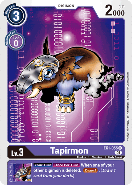 Tapirmon [EX1-055] [Classic Collection] | Anubis Games and Hobby