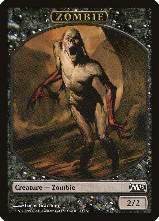 Zombie Token [Magic 2013 Tokens] | Anubis Games and Hobby