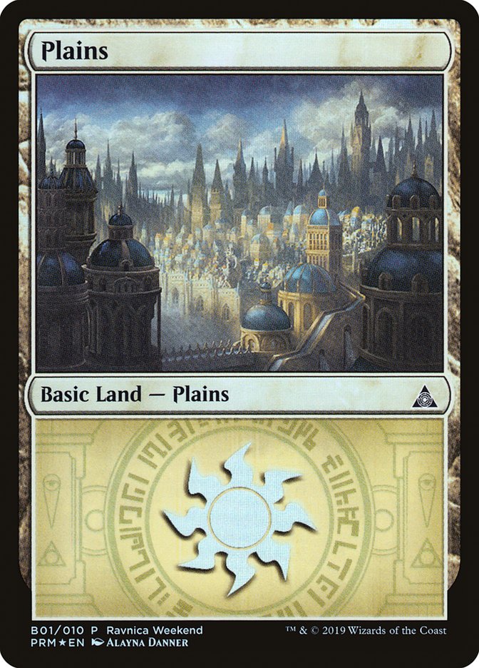 Plains (B01) [Ravnica Allegiance Guild Kit] | Anubis Games and Hobby