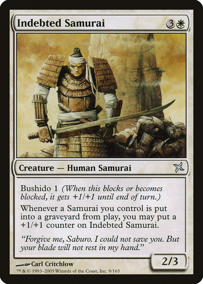 Indebted Samurai [Betrayers of Kamigawa] | Anubis Games and Hobby