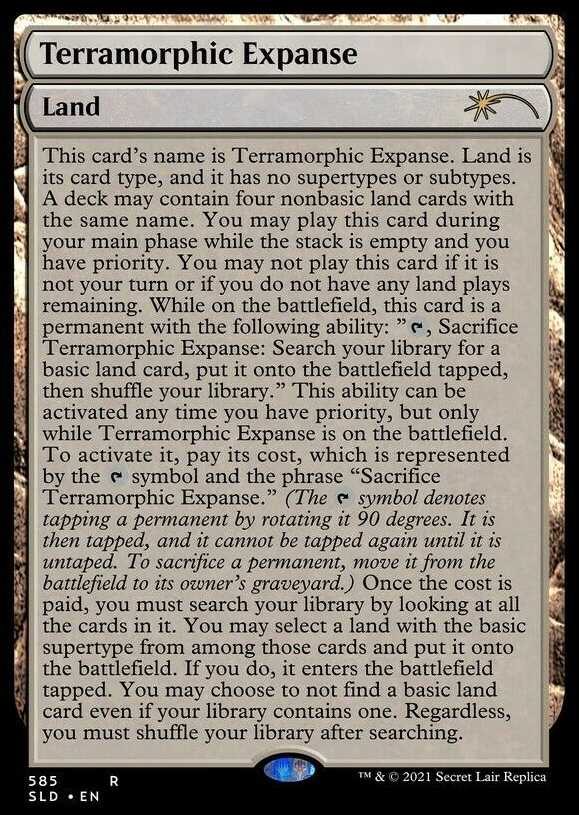 Terramorphic Expanse (Full Text) [Secret Lair Drop Promos] | Anubis Games and Hobby