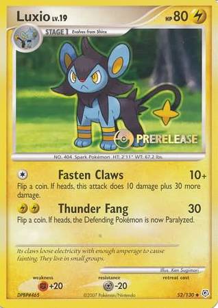 Luxio (52/130) (Prerelease Promo) [Nintendo: Black Star Promos] | Anubis Games and Hobby