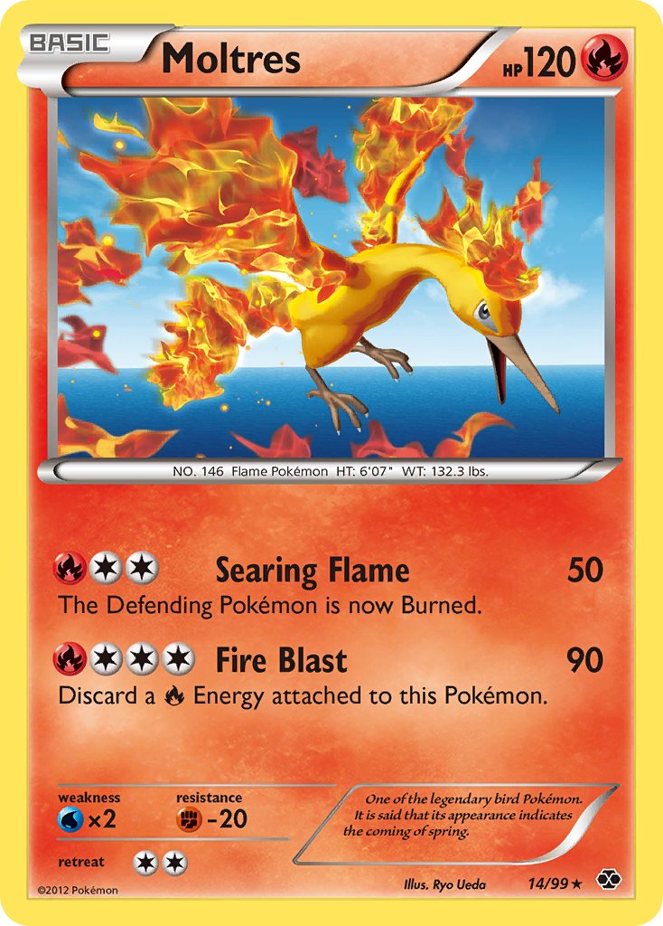 Moltres (14/99) (Blister Exclusive) [Black & White: Next Destinies] | Anubis Games and Hobby