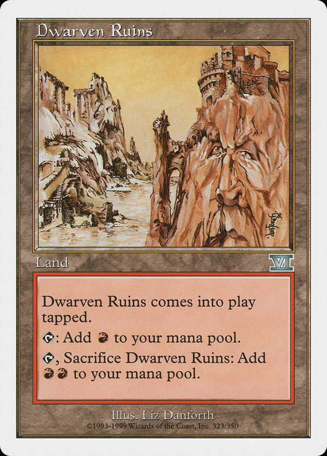 Dwarven Ruins [Classic Sixth Edition] | Anubis Games and Hobby