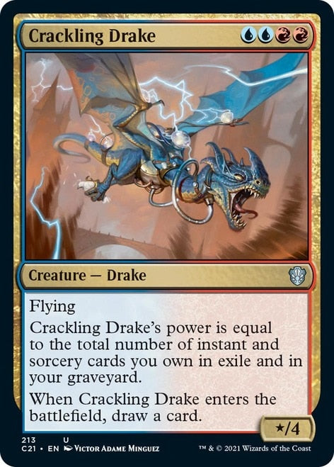 Crackling Drake [Commander 2021] | Anubis Games and Hobby