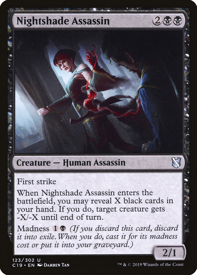 Nightshade Assassin [Commander 2019] | Anubis Games and Hobby