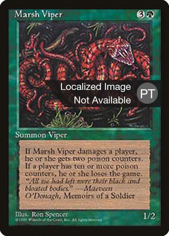 Marsh Viper [Fourth Edition (Foreign Black Border)] | Anubis Games and Hobby