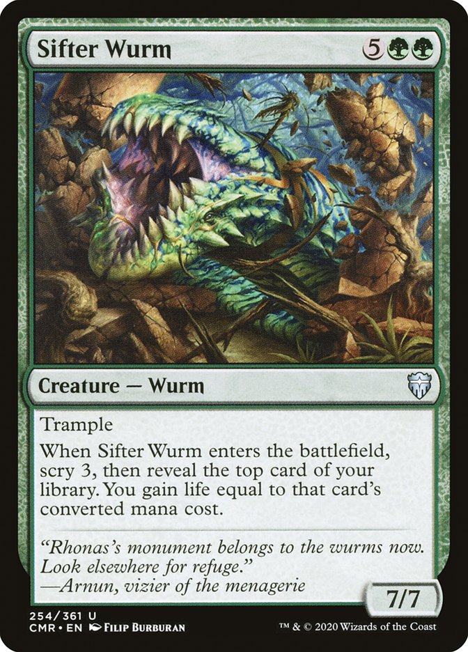 Sifter Wurm [Commander Legends] | Anubis Games and Hobby