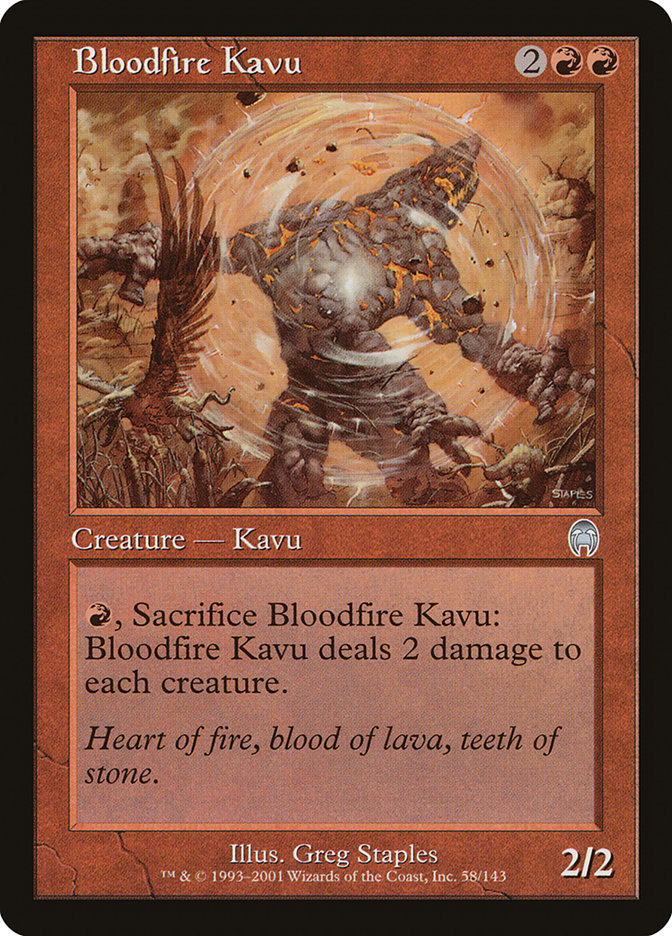 Bloodfire Kavu [Apocalypse] | Anubis Games and Hobby