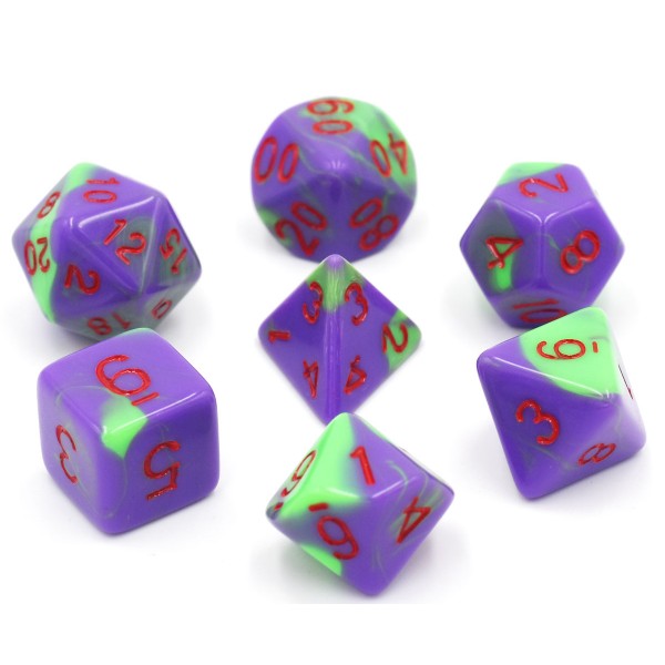 Jester's Lipstick- RPG Dice | Anubis Games and Hobby