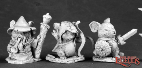 MOUSLINGS (3): WIZARD, ARCHER, WARRIOR | Anubis Games and Hobby