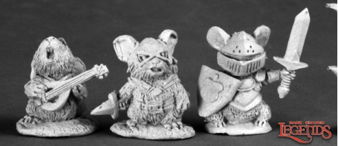 MOUSLINGS: BARD THIEF KNIGHT | Anubis Games and Hobby