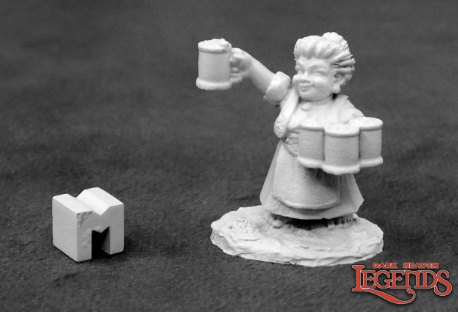 POPPY CLOVERLOCKS, HALFLING BARMAID | Anubis Games and Hobby