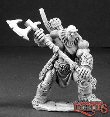 THELGAR HALFBLOOD, HALF ORC BARBARIAN | Anubis Games and Hobby