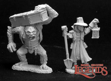 TOWNSFOLK VI: GRAVEDIGGER & HENCHMAN (2) | Anubis Games and Hobby