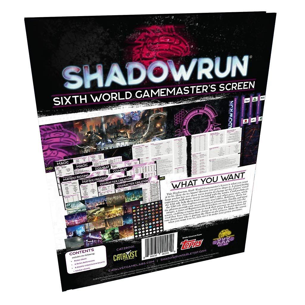 Shadowrun: Sixth World GM Screen | Anubis Games and Hobby