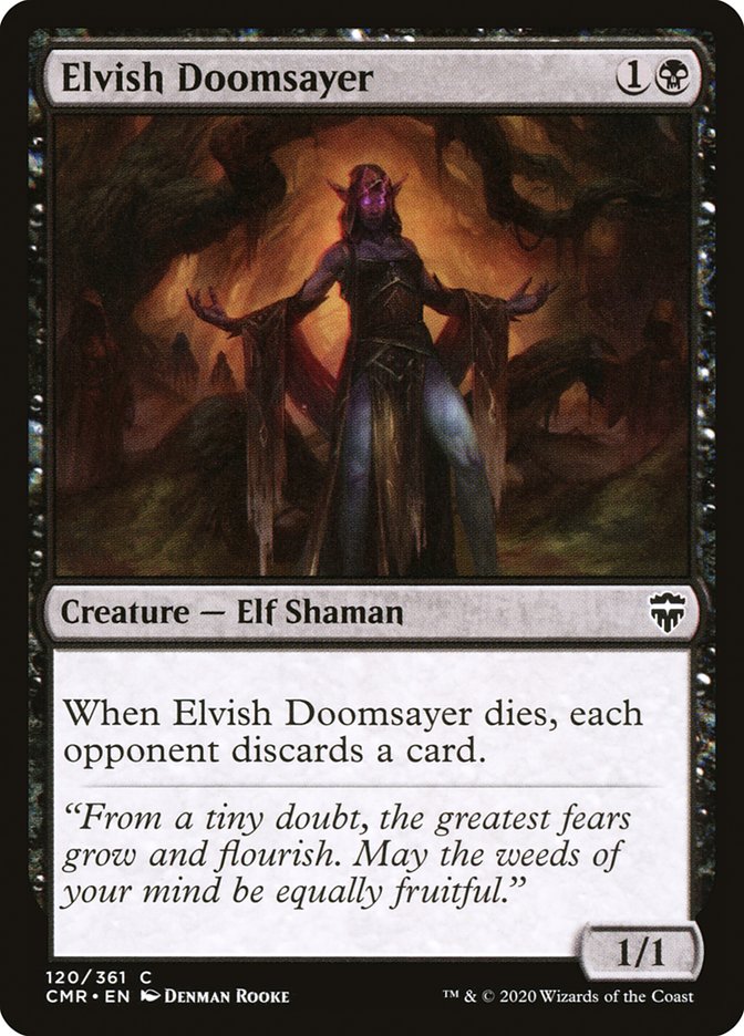 Elvish Doomsayer [Commander Legends] | Anubis Games and Hobby