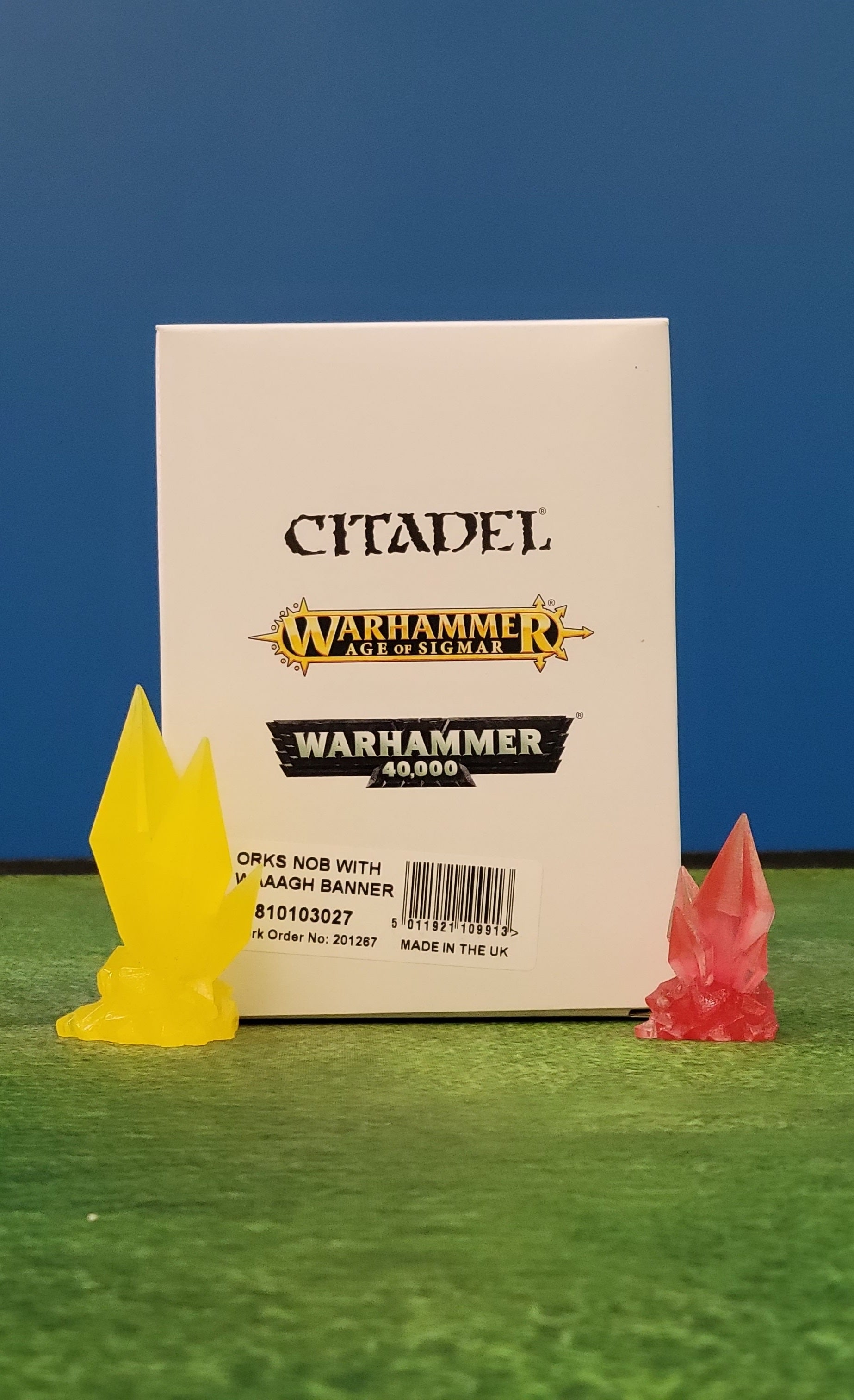 Ork Nob With Waaagh! Banner | Anubis Games and Hobby