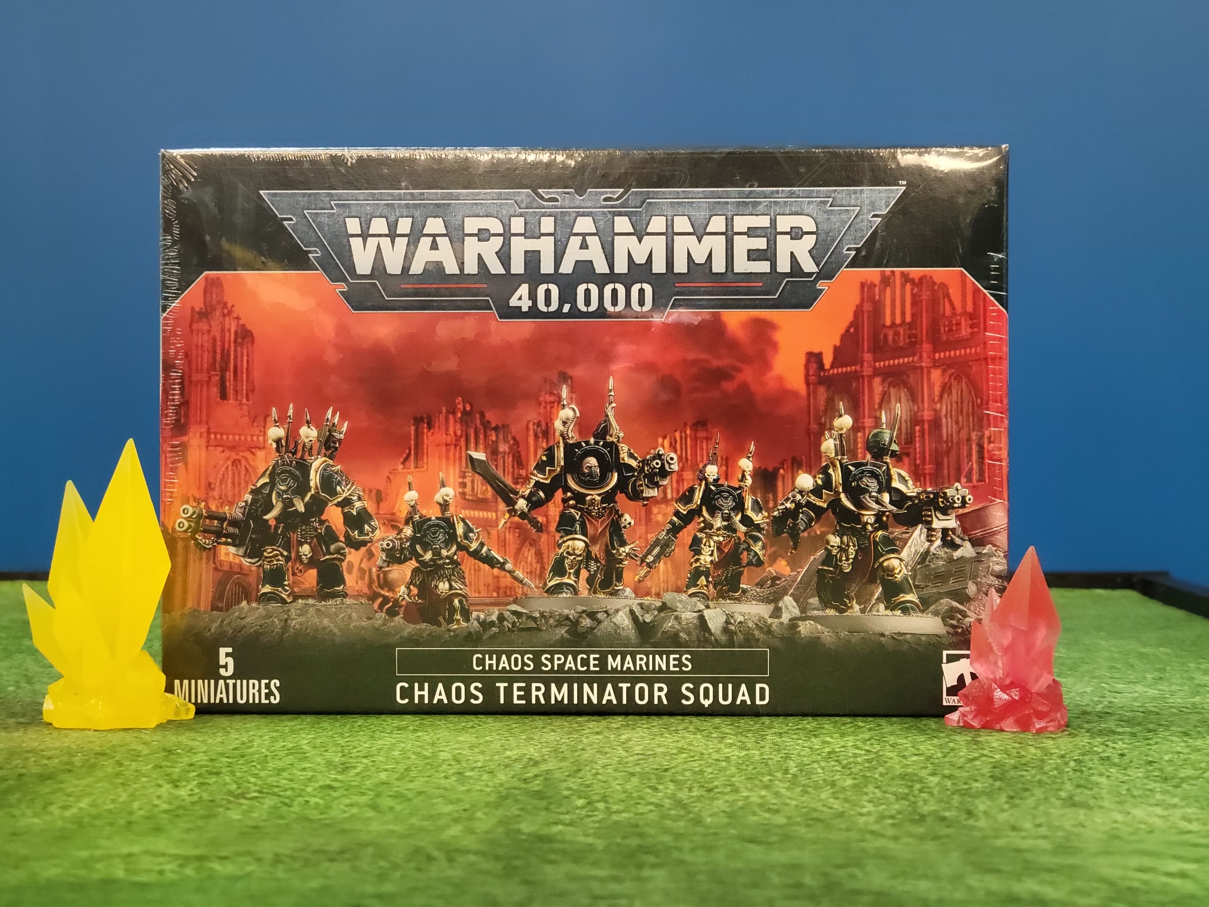Chaos Space Marines Chaos Terminator Squad | Anubis Games and Hobby
