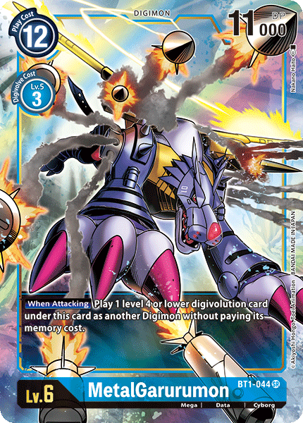 MetalGarurumon [BT1-044] (Alternate Art) [Release Special Booster Ver.1.0] | Anubis Games and Hobby