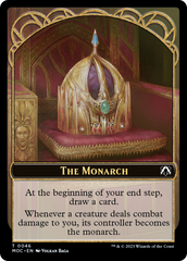 The Monarch // Shapeshifter Double-Sided Token [March of the Machine Commander Tokens] | Anubis Games and Hobby