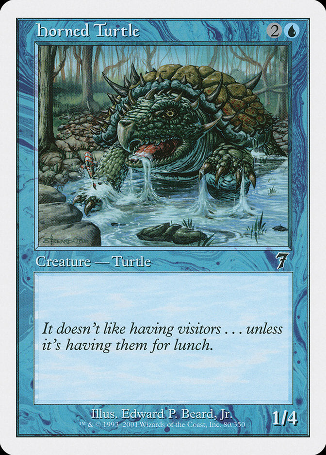 Horned Turtle [Seventh Edition] | Anubis Games and Hobby