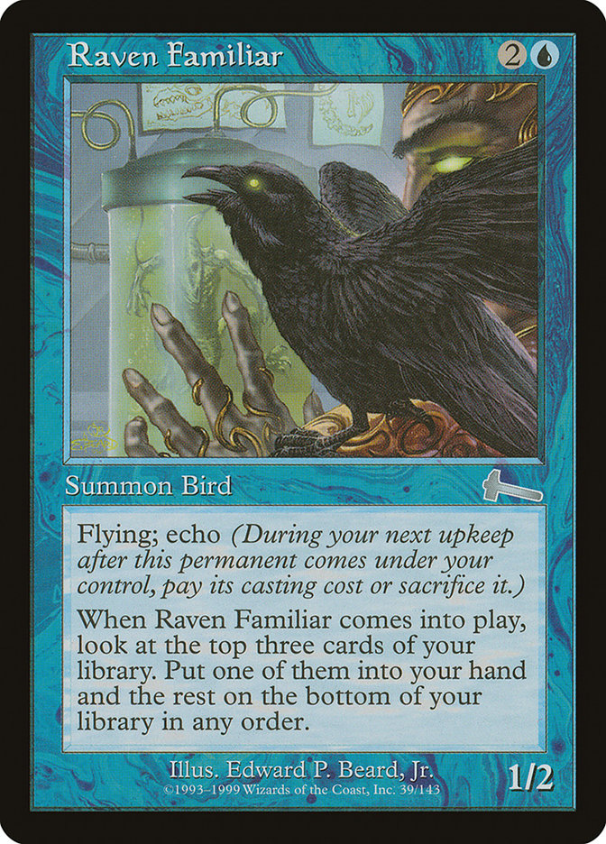 Raven Familiar [Urza's Legacy] | Anubis Games and Hobby