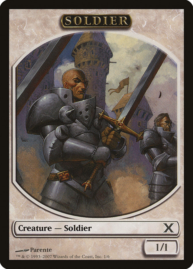 Soldier Token [Tenth Edition Tokens] | Anubis Games and Hobby