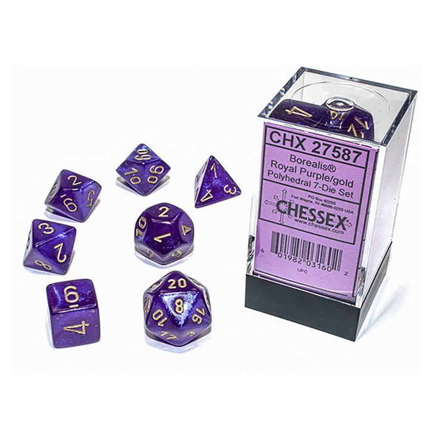 Mini Borealis Royal Purple/Gold RPG | Anubis Games and Hobby