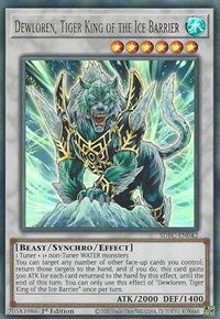 Dewloren, Tiger King of the Ice Barrier [SDFC-EN042] Ultra Rare | Anubis Games and Hobby