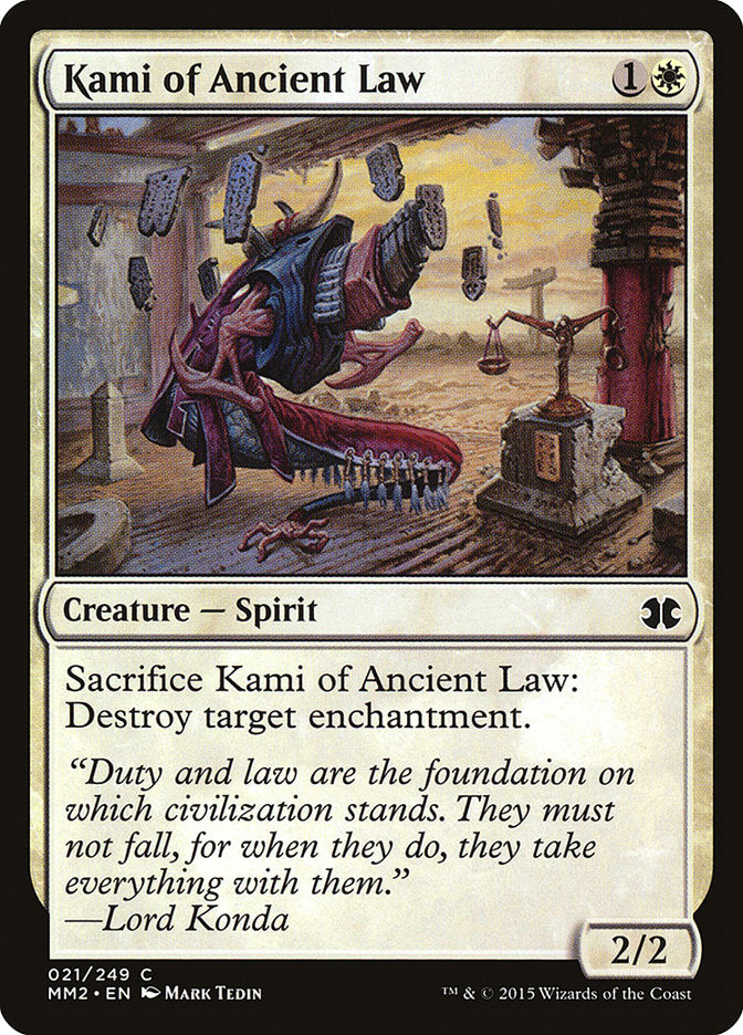 Kami of Ancient Law [Modern Masters 2015] | Anubis Games and Hobby