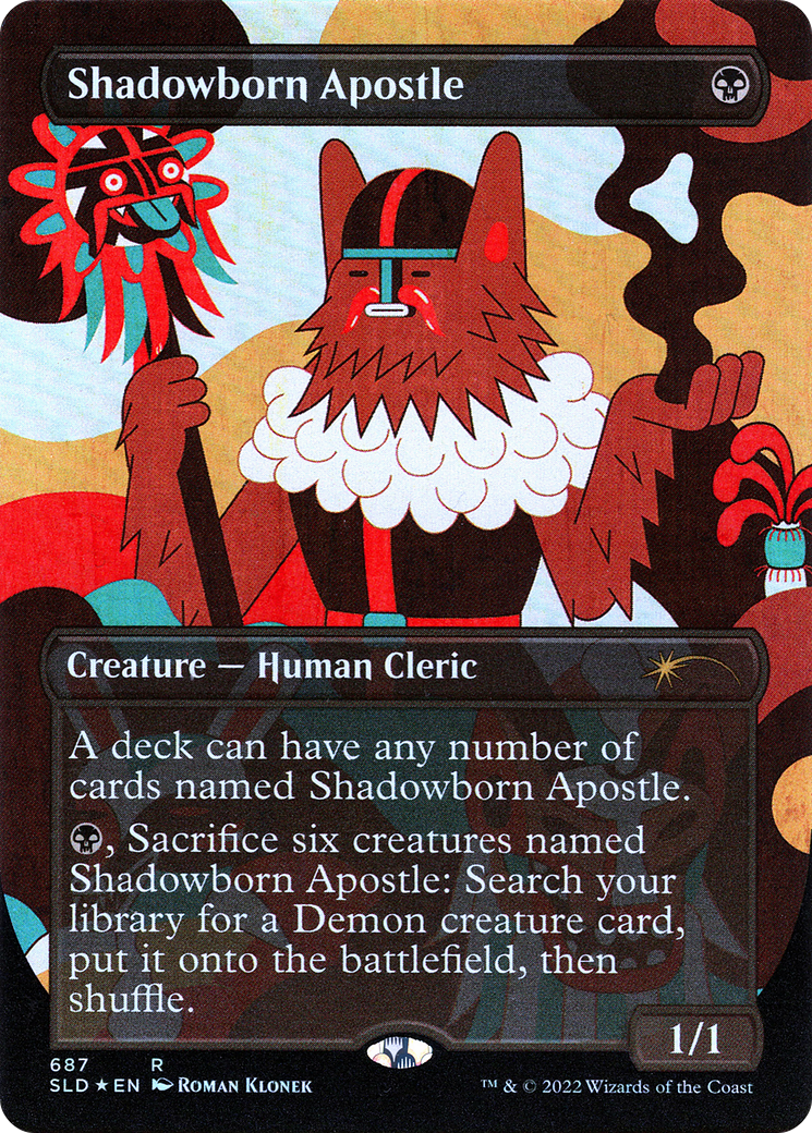 Shadowborn Apostle (687) (Borderless) [Secret Lair Drop Promos] | Anubis Games and Hobby
