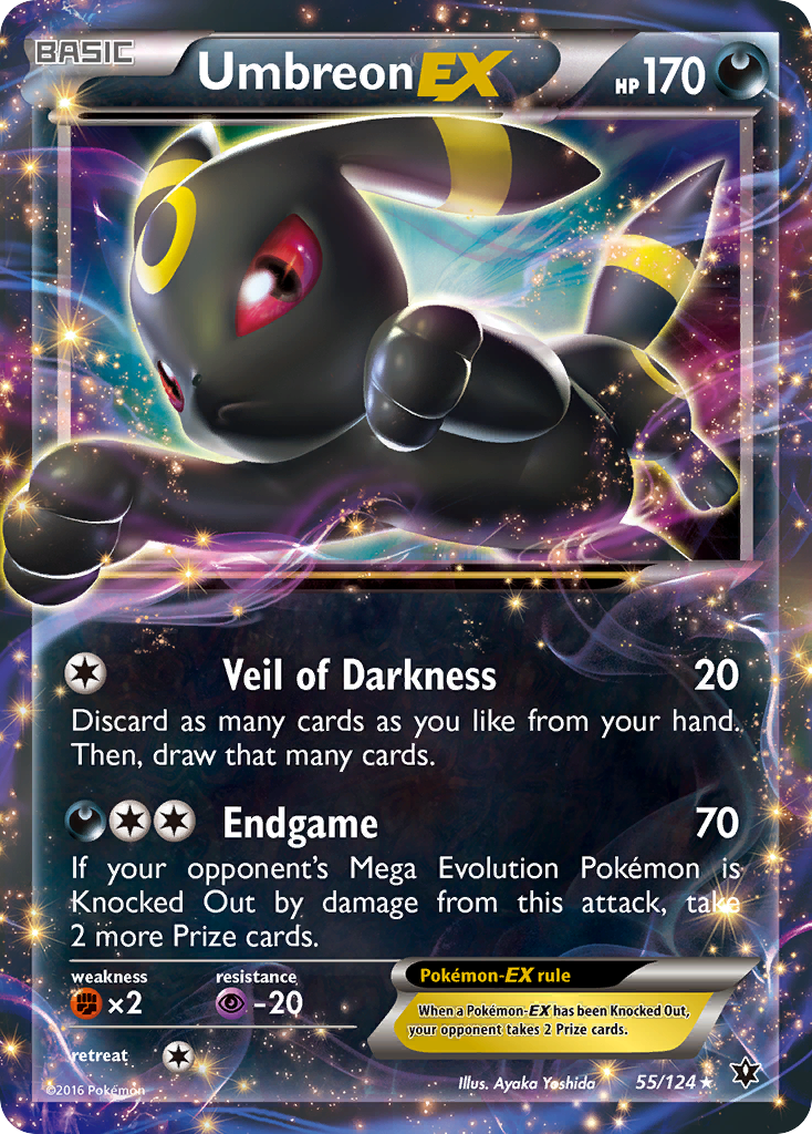 Umbreon EX (55/124) [XY: Fates Collide] | Anubis Games and Hobby