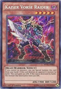 Kaiser Vorse Raider [MVP1-ENS02] Secret Rare | Anubis Games and Hobby