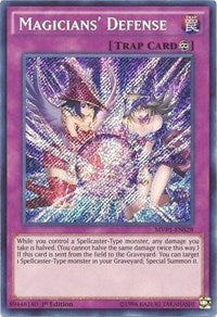 Magicians' Defense [MVP1-ENS28] Secret Rare | Anubis Games and Hobby