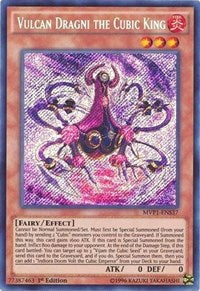 Vulcan Dragni the Cubic King [MVP1-ENS37] Secret Rare | Anubis Games and Hobby