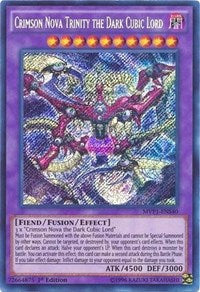 Crimson Nova Trinity the Dark Cubic Lord [MVP1-ENS40] Secret Rare | Anubis Games and Hobby