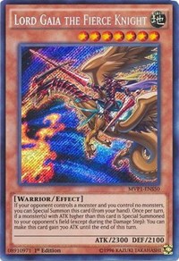 Lord Gaia the Fierce Knight [MVP1-ENS50] Secret Rare | Anubis Games and Hobby