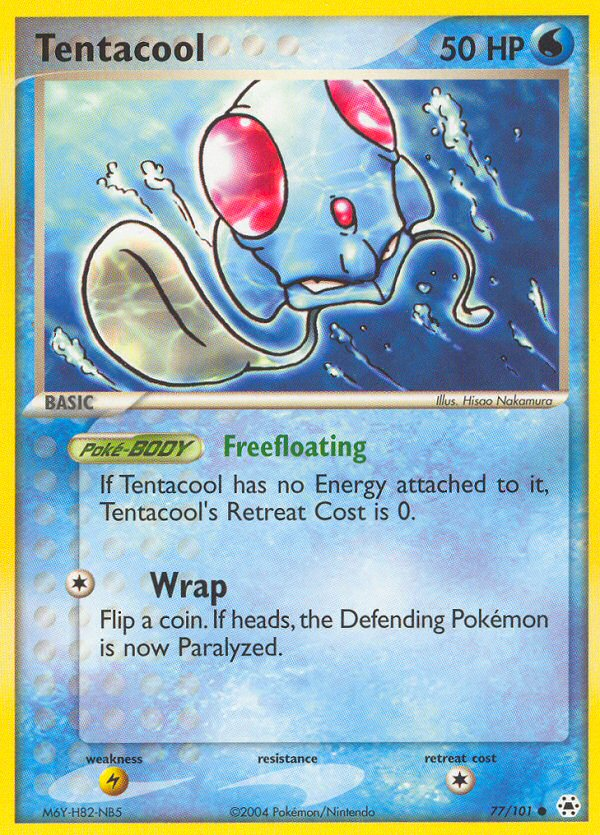 Tentacool (77/101) [EX: Hidden Legends] | Anubis Games and Hobby